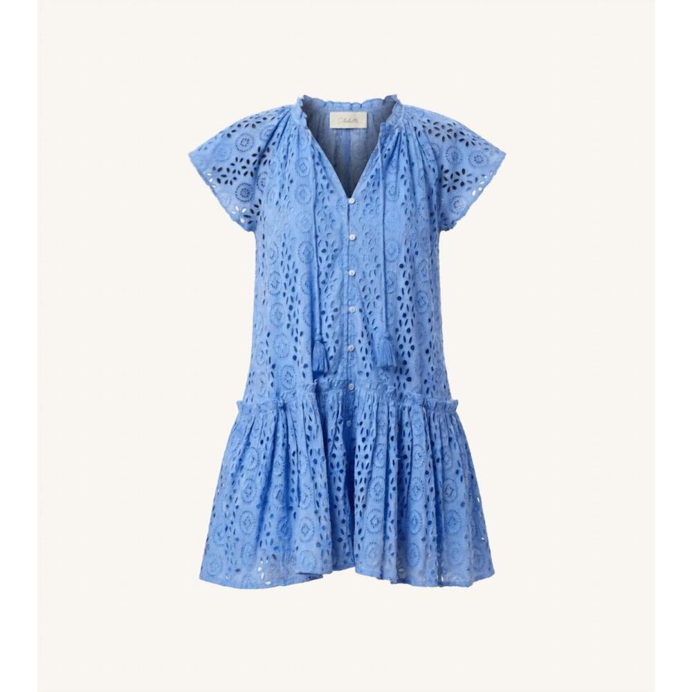 NEW CLEOBELLA lydia mini dress in blue bonnet - Picture 6 of 6